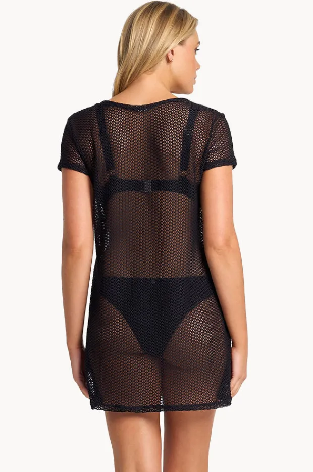 Women Sunseeker Salt Mesh T-Shirt Dress