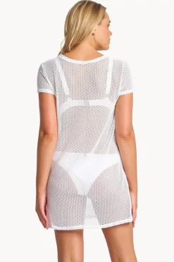 Women Sunseeker Salt Mesh T-Shirt Dress