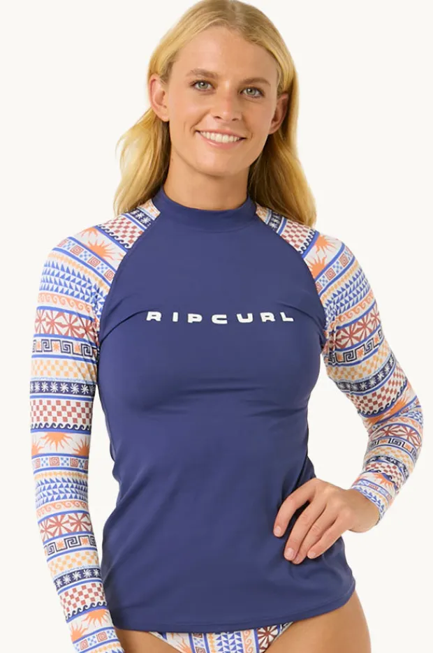 Women Rip Curl San Carlos Long Sleeve Suntop