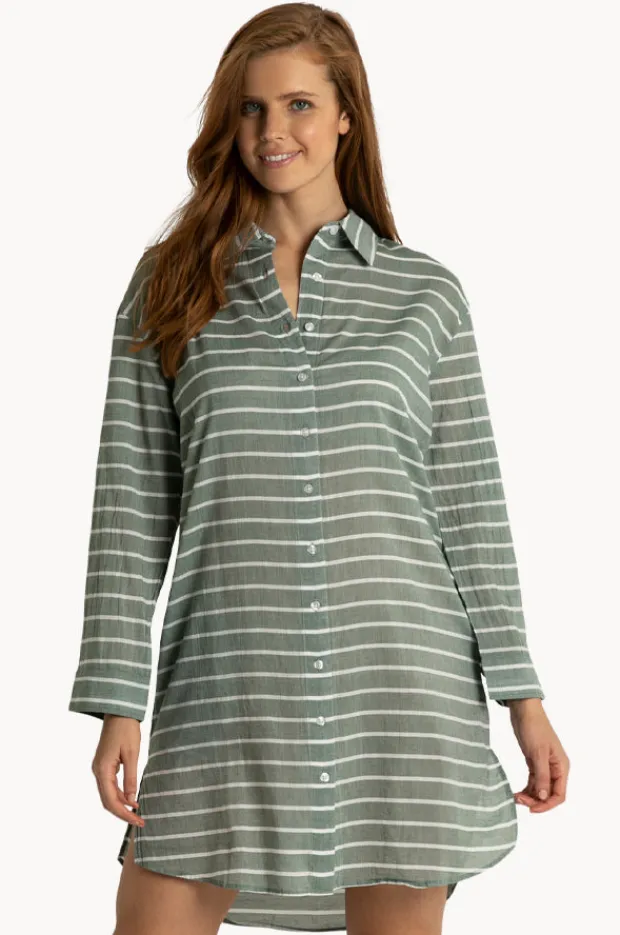 Women Sunseeker Santorini Button Painter Dress