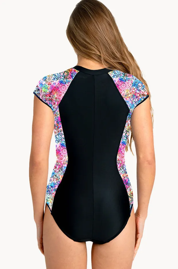 Women Salty Ink Santorini Sunsuit