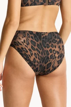 Women Sea Level Savanna Twist Mid Bikini Pant