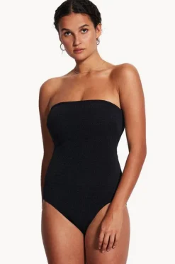 Women Seafolly Sea Dive DD Cup Bandeau One Piece