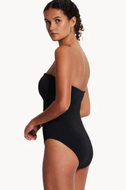 Women Seafolly Sea Dive DD Cup Bandeau One Piece