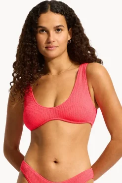 Women Seafolly Sea Dive Multi Fit Longline Top