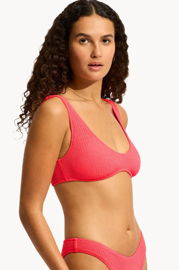 Women Seafolly Sea Dive Multi Fit Longline Top