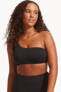 Women Seafolly Sea Dive One Shoulder Bandeau