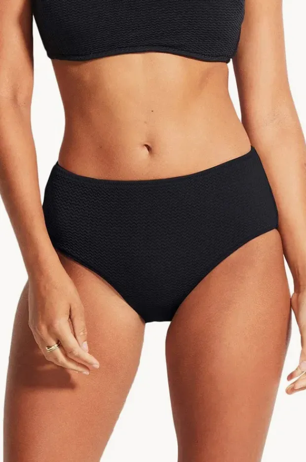 Women Seafolly Sea Dive Wide Side Retro Pant