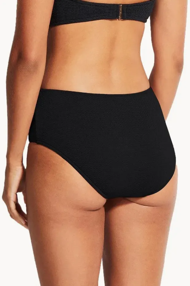 Women Seafolly Sea Dive Wide Side Retro Pant