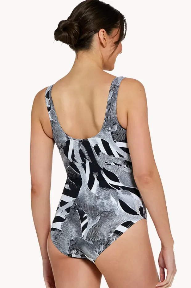 Women Zoggs Sea Skin Scoopback One Piece