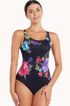 Women Zoggs Sea Velvet Adjustable Scoop Back One Piece