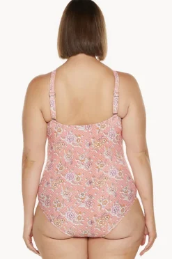 Women Capriosca Seychelles Keyhole High Neck One Piece
