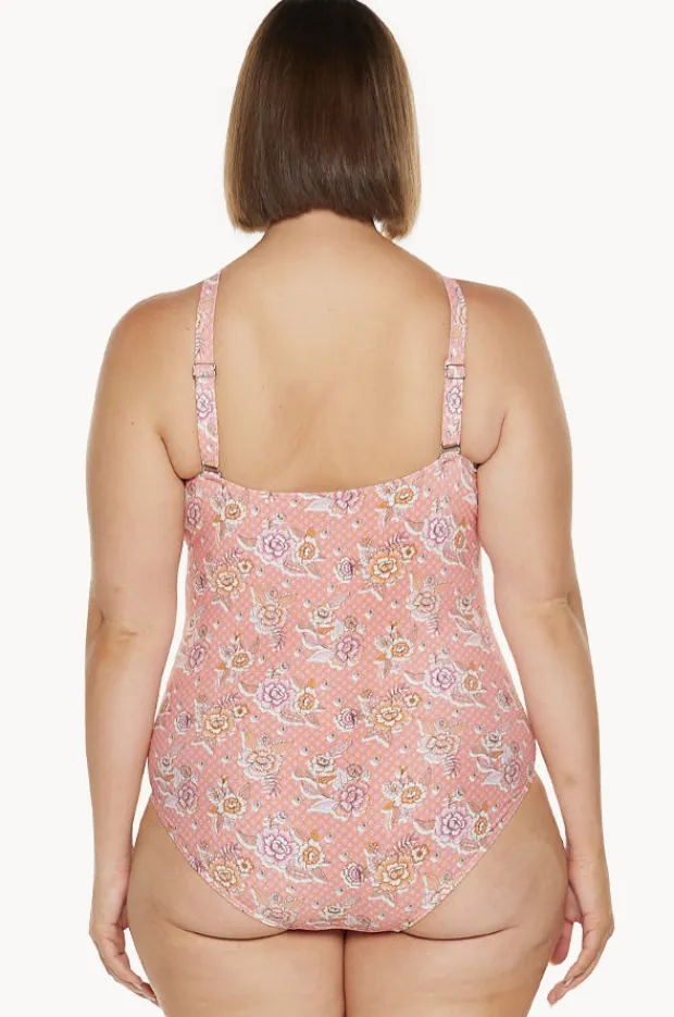 Women Capriosca Seychelles Keyhole High Neck One Piece