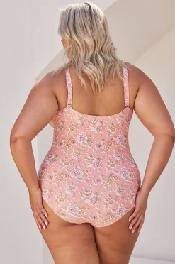 Women Capriosca Seychelles Keyhole High Neck One Piece