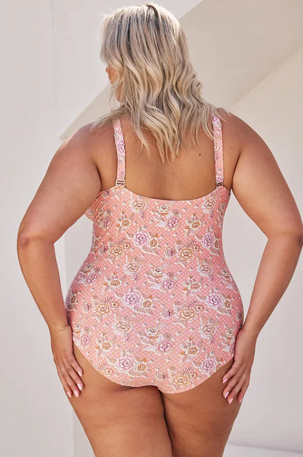 Women Capriosca Seychelles Keyhole High Neck One Piece