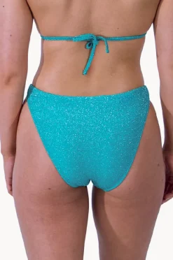 Women Base Swim Shimmer Hipster High Leg Pant