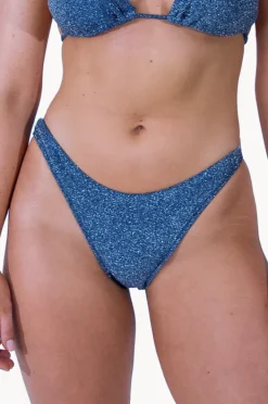 Women Base Swim Shimmer Hipster High Leg Pant