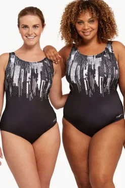 Women Zoggs Shimmer Scoopback One Piece