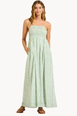 Women Seafolly Shirred Midi Dress