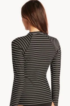 Women Sea Level Shoreline Long Sleeve Suntop