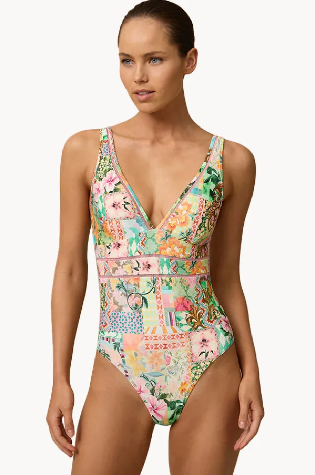 Women Monte u0026 Lou Simi Fit V One Piece