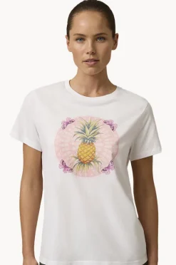 Women Monte u0026 Lou Simi Pineapple Tee