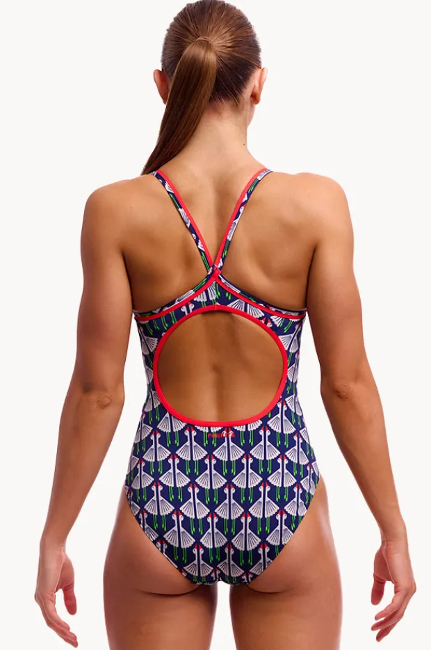 Women Funkita Sitting Duck Diamond Back One Piece