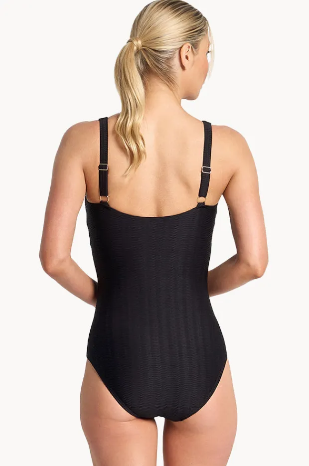 Women Jantzen Sky High DD/E Cup Vee One Piece