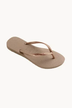 Women Havaianas Slim Metallic Thong