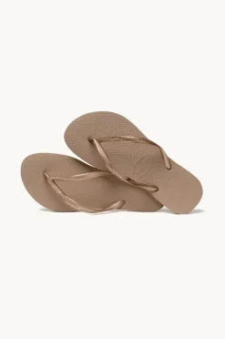 Women Havaianas Slim Metallic Thong