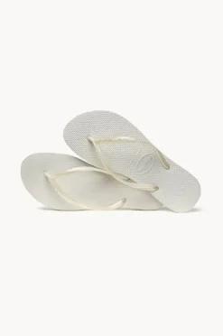 Women Havaianas Slim Metallic Thong