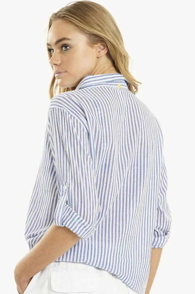 Women Sunseeker Slouch Stripe Shirt