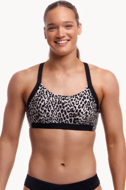 Women Funkita Snow White DD/E Cup Hold Steady Crop