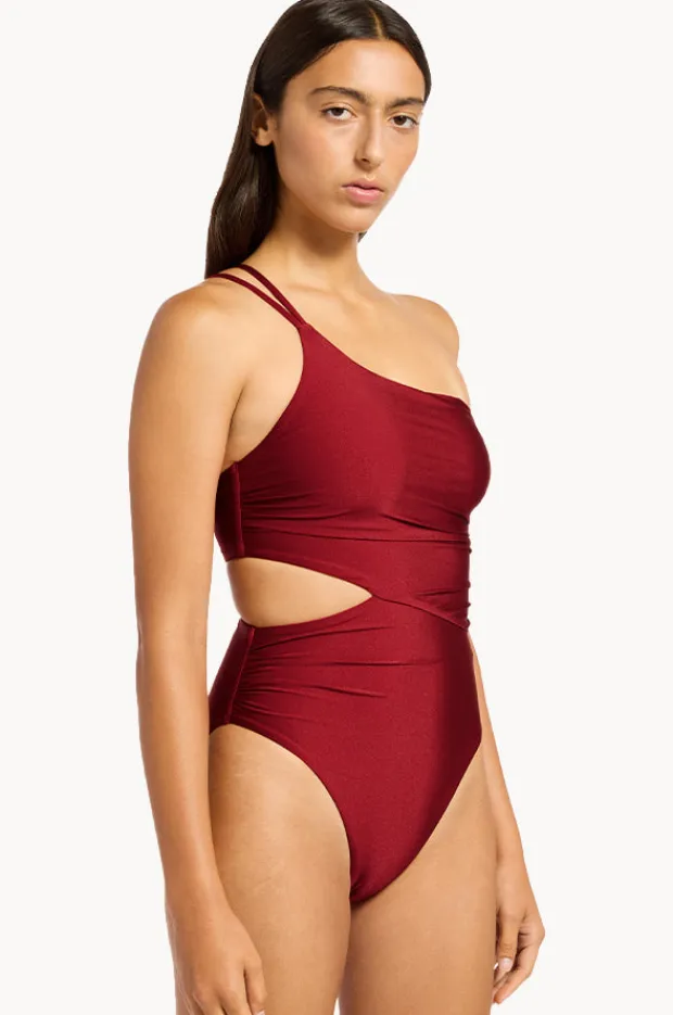 Women Jets Sol Shine One Shoulder One Piece