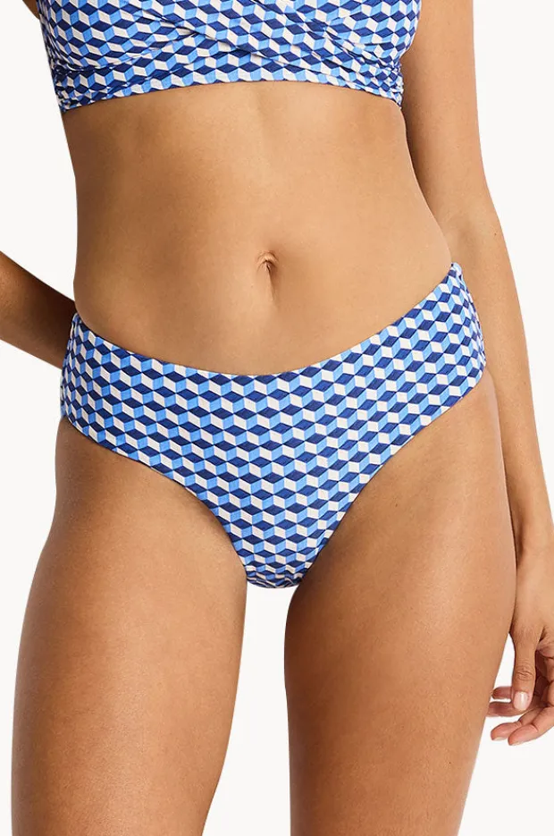 Women Sea Level Solara Mid Bikini Pant
