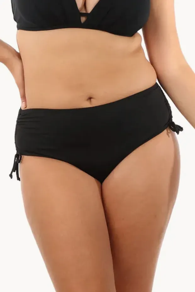 Women 24th And Ocean Solid Adjustable High Waist Pant (18-24)
