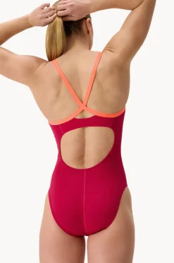 Women Speedo Solid Flyback 2.0 One Piece