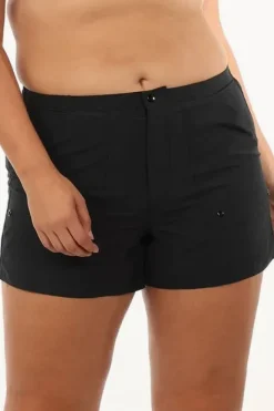 Women Maxine Solid Plus Size Boardshort