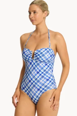 Women Sea Level Somerset U Bar Bandeau One Piece