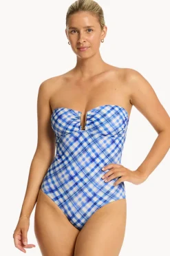 Women Sea Level Somerset U Bar Bandeau One Piece