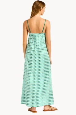 Women Seafolly Sorrento Bandeau Trim Maxi Dress