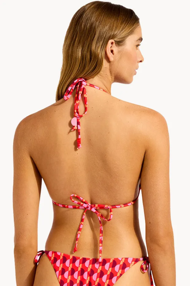 Women Seafolly Sorrento Reversible Longline Slide Tri