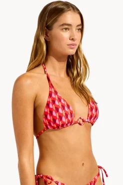 Women Seafolly Sorrento Reversible Longline Slide Tri