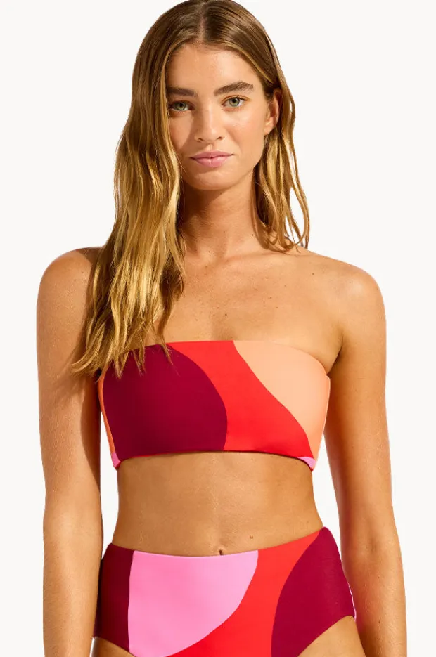 Women Seafolly Sorrento Reversible Tube Top
