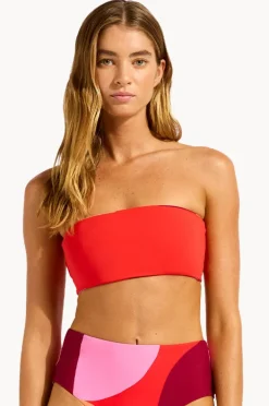 Women Seafolly Sorrento Reversible Tube Top
