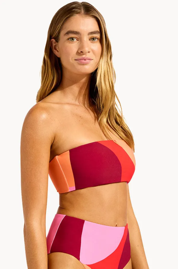 Women Seafolly Sorrento Reversible Tube Top