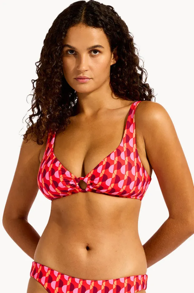 Women Seafolly Sorrento Ring Front Tank