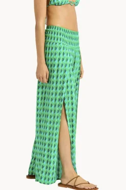 Women Seafolly Sorrento Shirred Waist Wrap Pant
