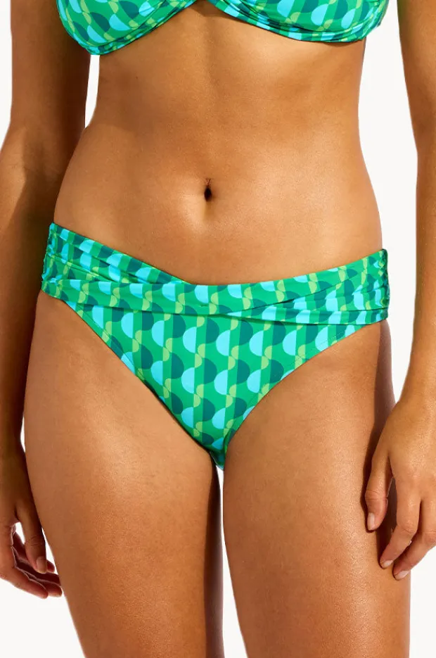 Women Seafolly Sorrento Twist Band Hipster