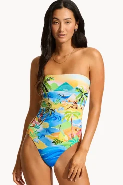 Women Seafolly South Pacific Bandeau One Piece